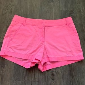 J.Crew Chino Shorts Hot Pink
